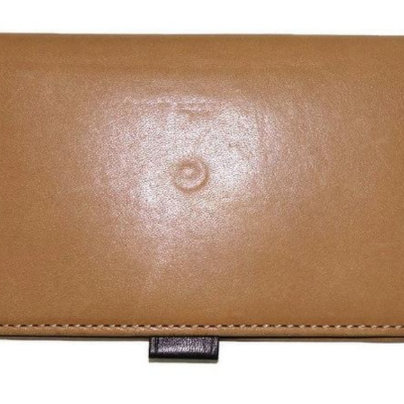 Coach Soho Wallet & Checkbook Cover Tan Leather - Picture 6 of 8
